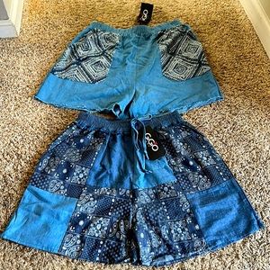 BNWT bandana float shorts